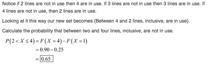 how to find the probability between two numbers inclusive