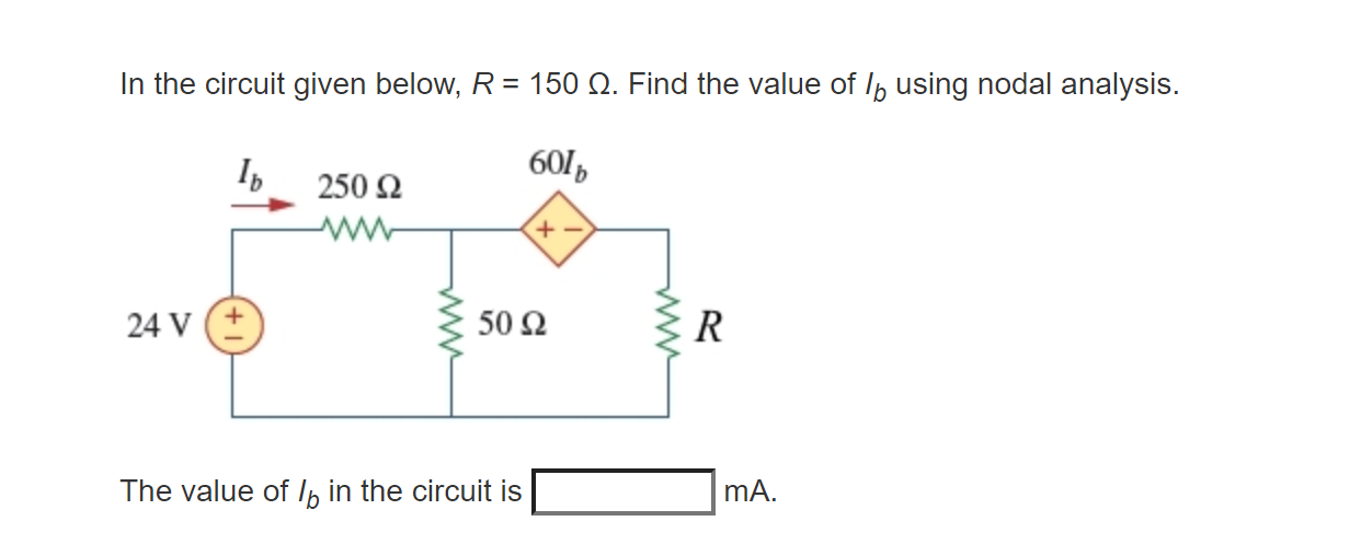 Solved In the circuit given below, R = 15 N. Find the | Chegg.com