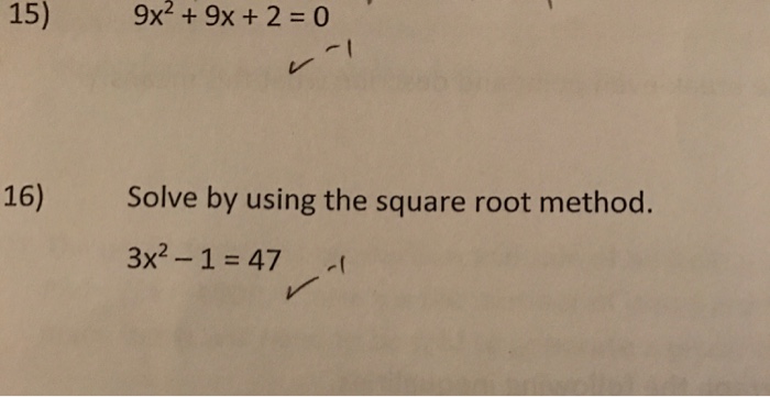 x 2 14x 49 0 square root method