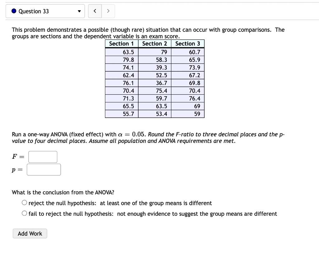 Solved Question 33 This problem demonstrates a possible | Chegg.com