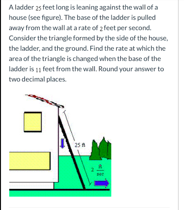 Solved Aladder 25 feet long is leaning against the wall of a | Chegg.com