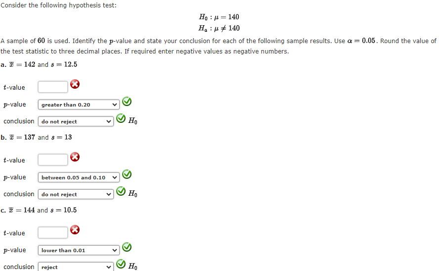 Solved Consider the following hypothesis test: | Chegg.com