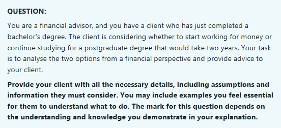 Solved QUESTION: You Are A Financial Advisor, And You Have A | Chegg.com