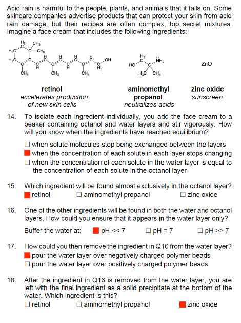 Solved the correct answers are in red; please explain the | Chegg.com