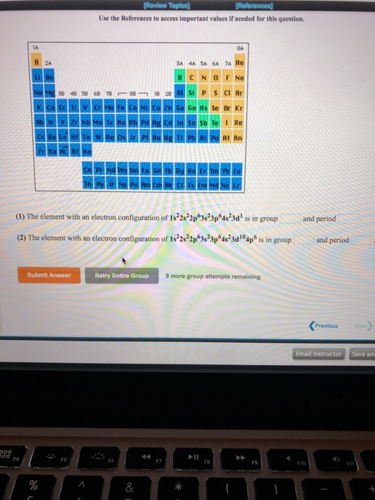 Solved BA 1A 2A 3A 4A 5A 6A 7A He Sb Te Xe Pa (1) What is