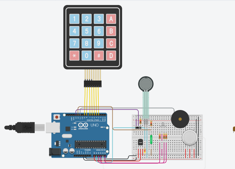 Arduino With Dual Motor Tank Coded in TinkerCad Codeblocks and