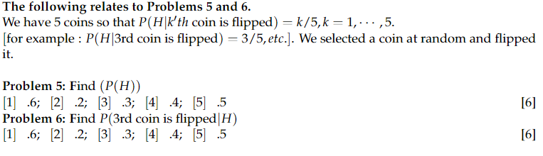 Solved The following relates to Problems 5 and 6. We have 5 | Chegg.com