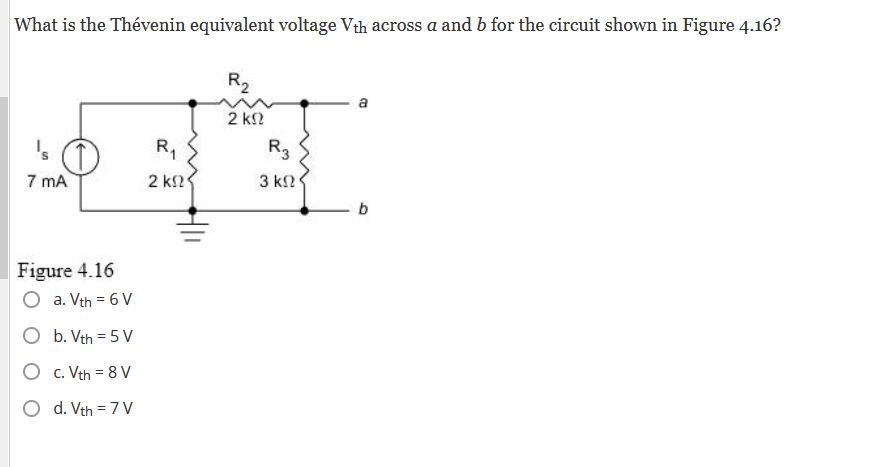 Solved In The Circuit Shown In Figure 4.11, Find The | Chegg.com