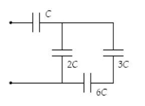 Solved Determine the equivalent capacitance (in μF) of the | Chegg.com