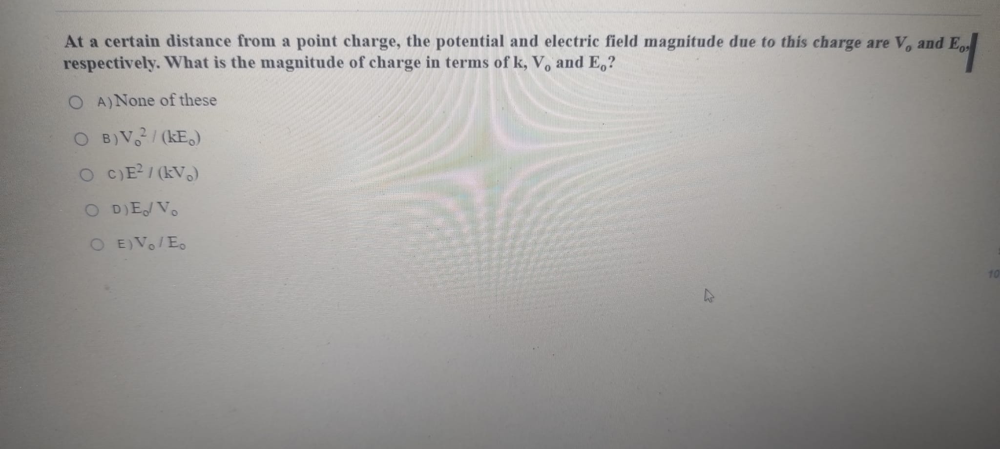 solved-at-a-certain-distance-from-a-point-charge-the-chegg