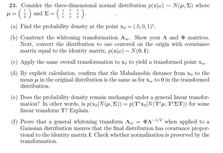 N 1 0 0 0 5 2 2 23. Consider the threedimensional