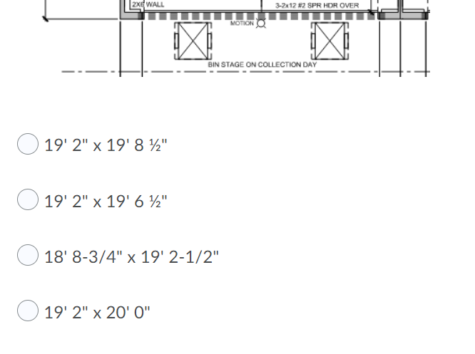 Solved Garage for Unit 1 and 2. What is the inside | Chegg.com