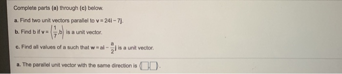 Solved Complete parts (a) through (c) below. a. Find two | Chegg.com