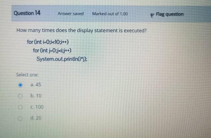 Solved Question 1 Answer saved Marked out of 1.00 Which of | Chegg.com
