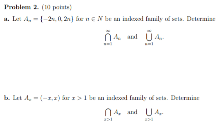 Solved Problem 2 10 Points A Let An 2n 0 2n Fo Chegg Com