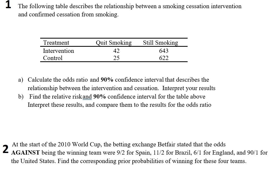 Solved 1 The following table describes the relationship | Chegg.com