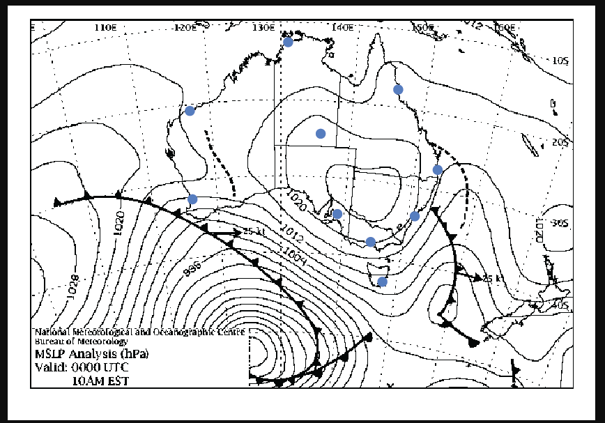 Solved Use the synoptic chart below (you can download a copy | Chegg.com