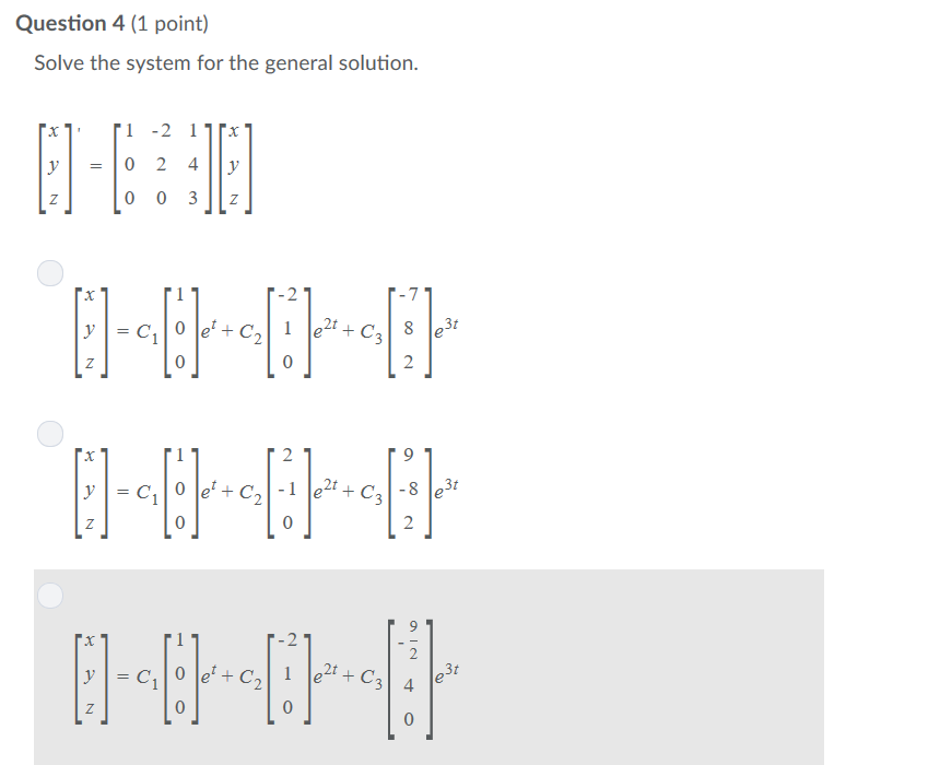 Solved These are differential equation problems. There are 3 | Chegg.com
