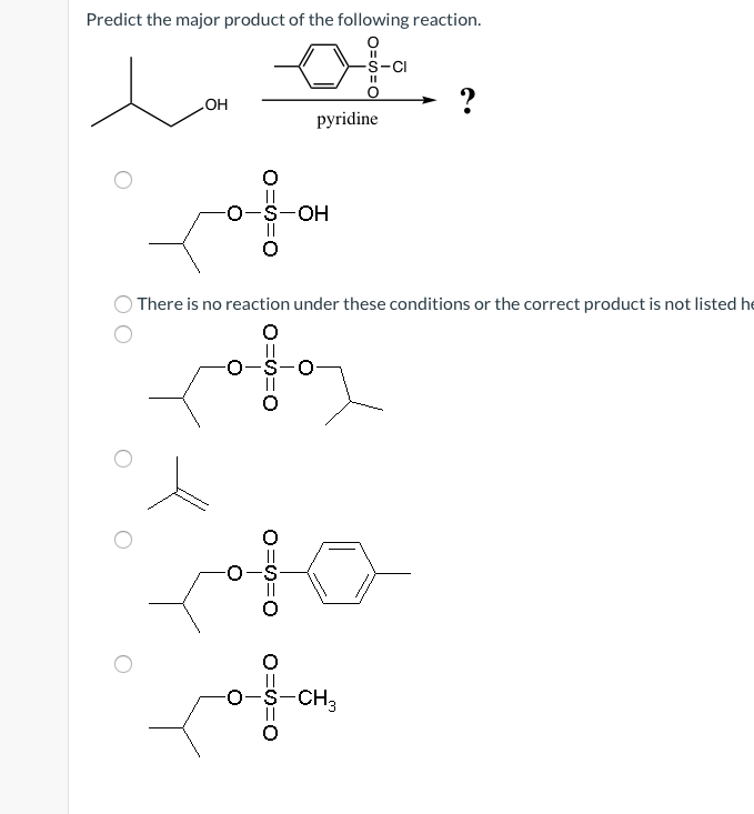 Solved Predict the major product of the following reaction. | Chegg.com
