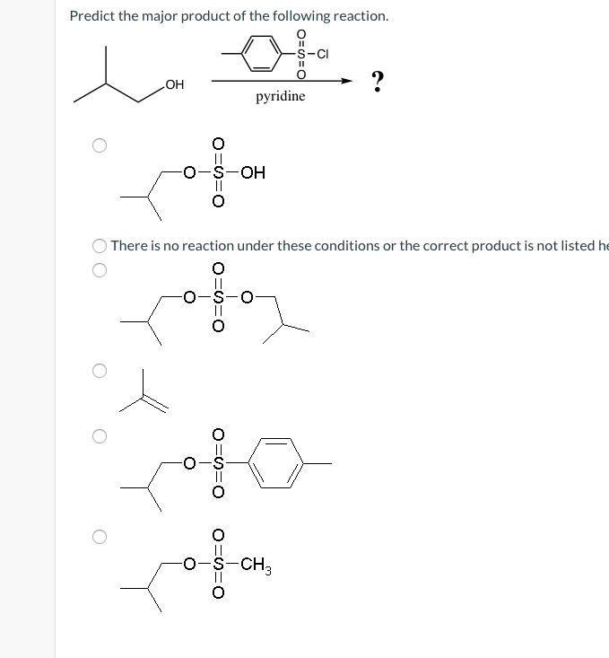 Solved Predict The Major Product Of The Following Reaction. | Chegg.com