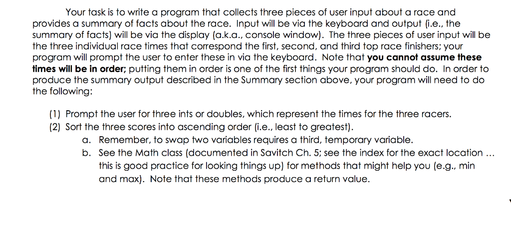 Please code the following using JAVA language, please | Chegg.com