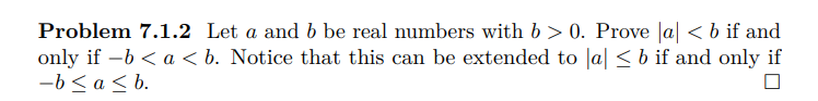 Solved Problem 7.1.2 Let A And B Be Real Numbers With B>0. | Chegg.com