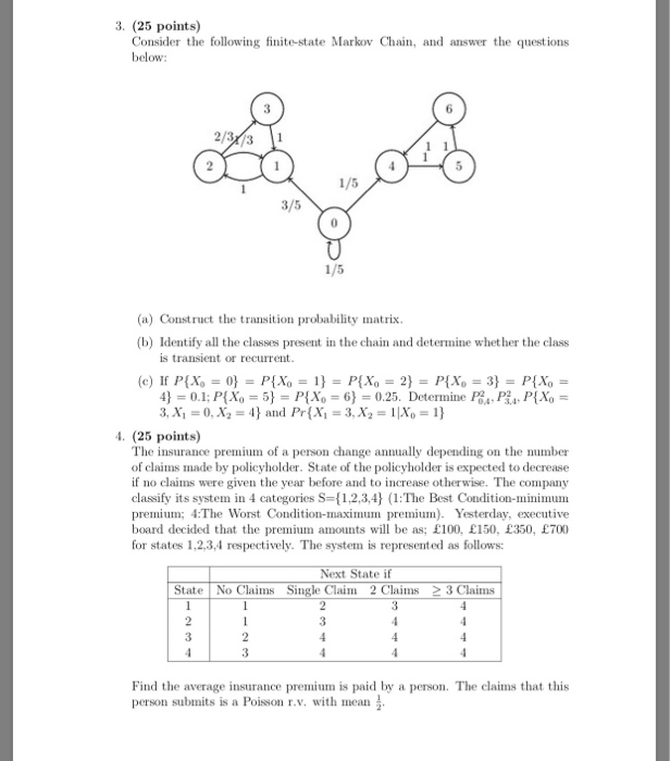 Solved Points Consider The Following Finite State Chegg Com