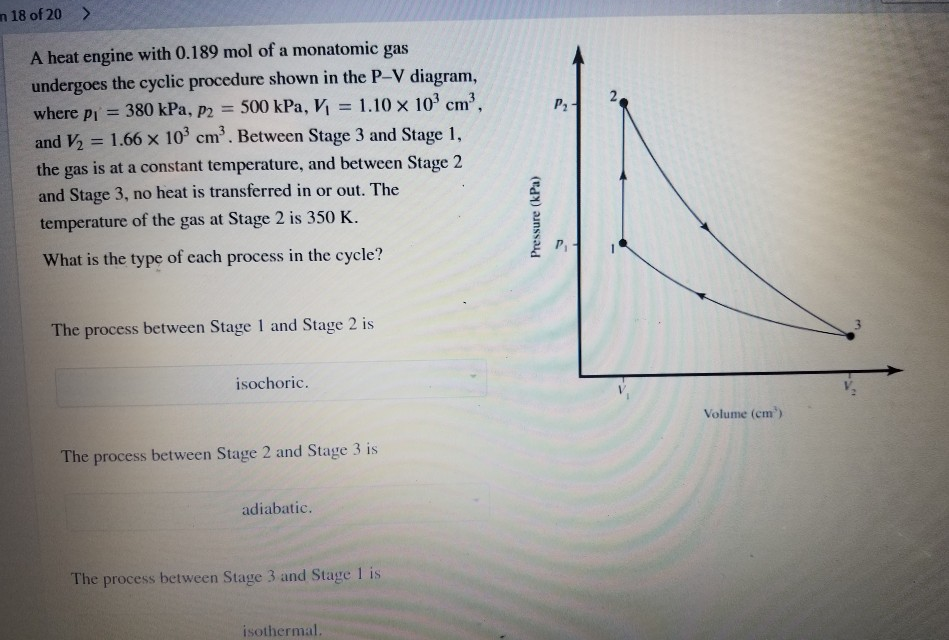 Solved The process between Stage 3 and Stage 1 is | Chegg.com