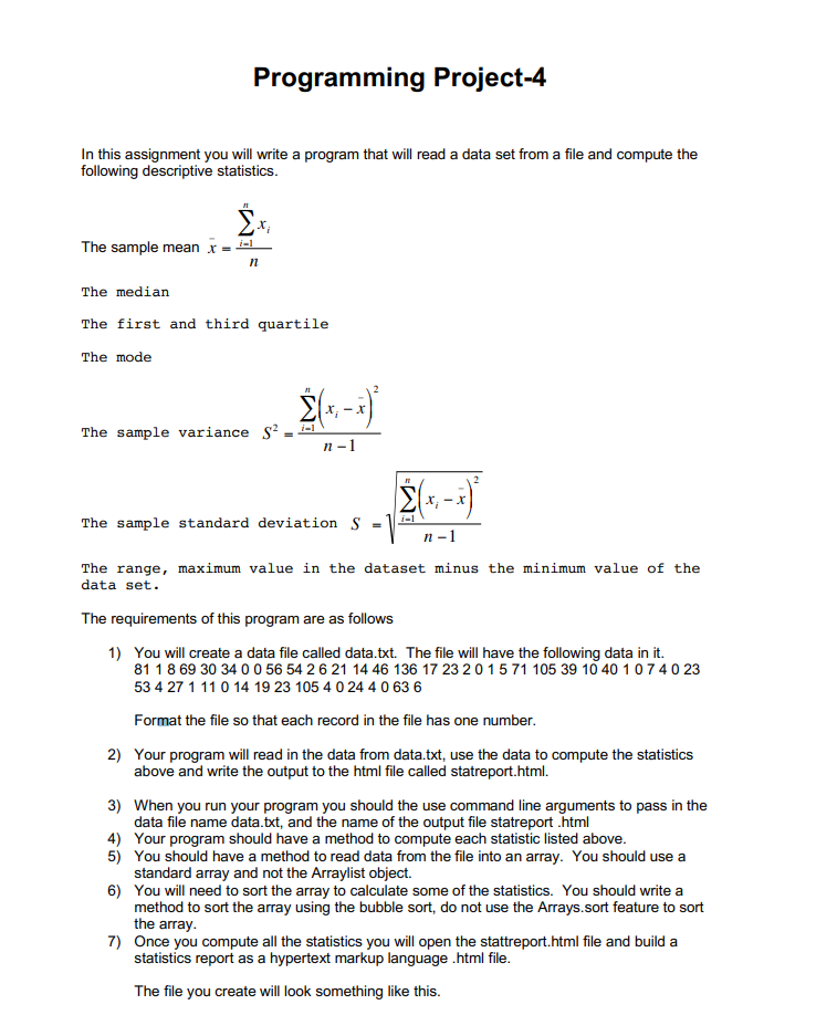 Solved In this assignment you will write a program that