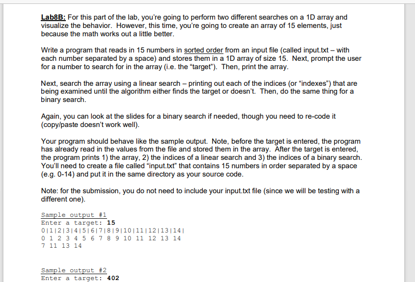 Solved Lab8B: For this part of the lab, you're going to | Chegg.com