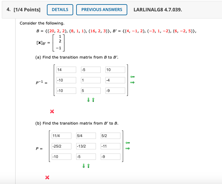 Solved 3. [0/7 Points) DETAILS PREVIOUS ANSWERS LARLINALG8 | Chegg.com