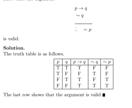 Solved I am confused as to what makes a table valid. They | Chegg.com