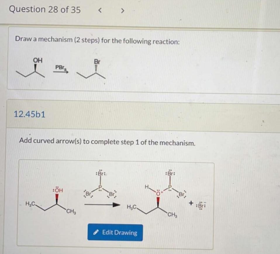 Solved Draw A Mechanism (2 Steps) For The Following | Chegg.com