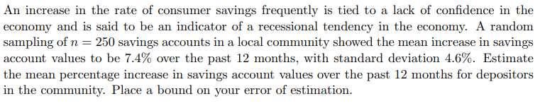 Solved An Increase In The Rate Of Consumer Savings | Chegg.com