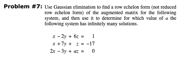 reduced row echelon form gaussian elimination