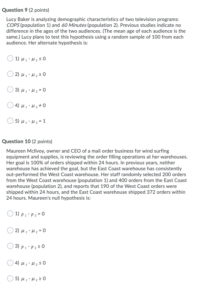 Solved Question 1 (2 points) Saved Consider the following | Chegg.com