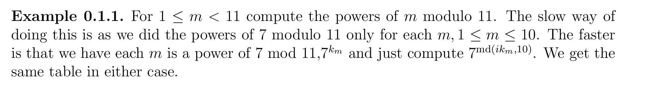 Solved Example 0.1.1. For 1 | Chegg.com