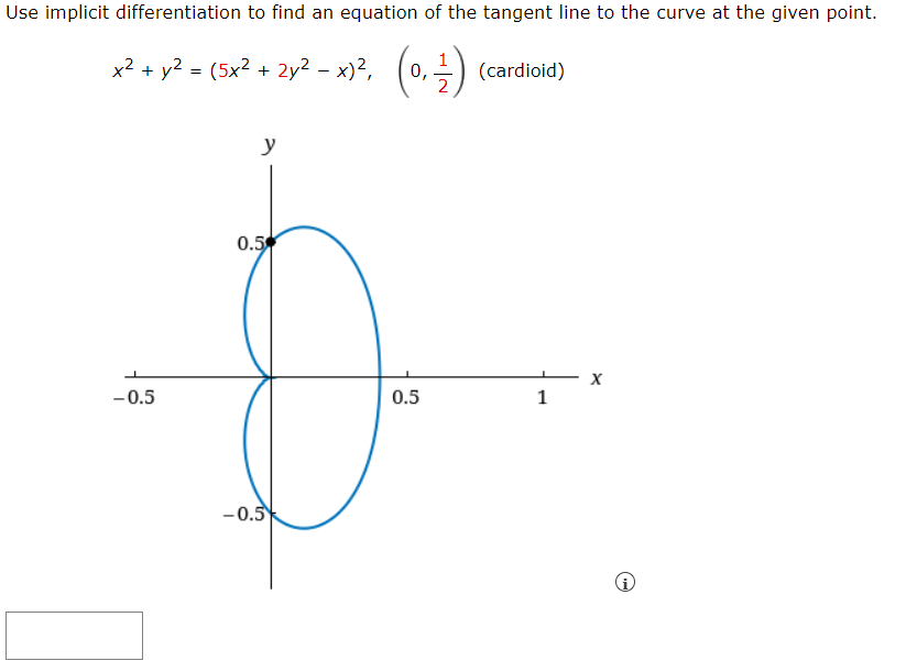 Solved Use implicit differentiation to find an equation of | Chegg.com