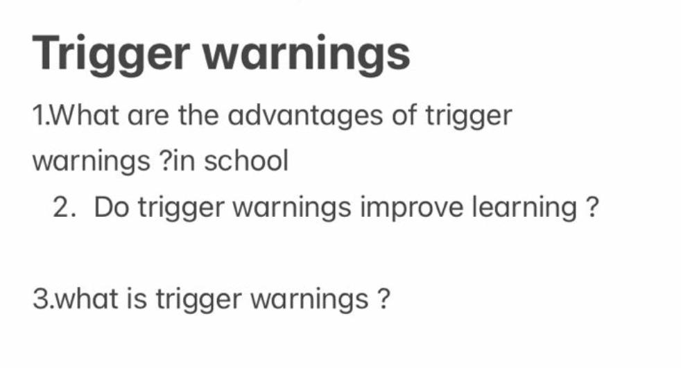 solved-trigger-warnings-1-what-are-the-advantages-of-trigger-chegg