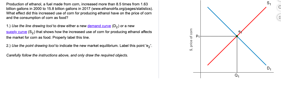 Solved s, Production of ethanol, a fuel made from corn, | Chegg.com