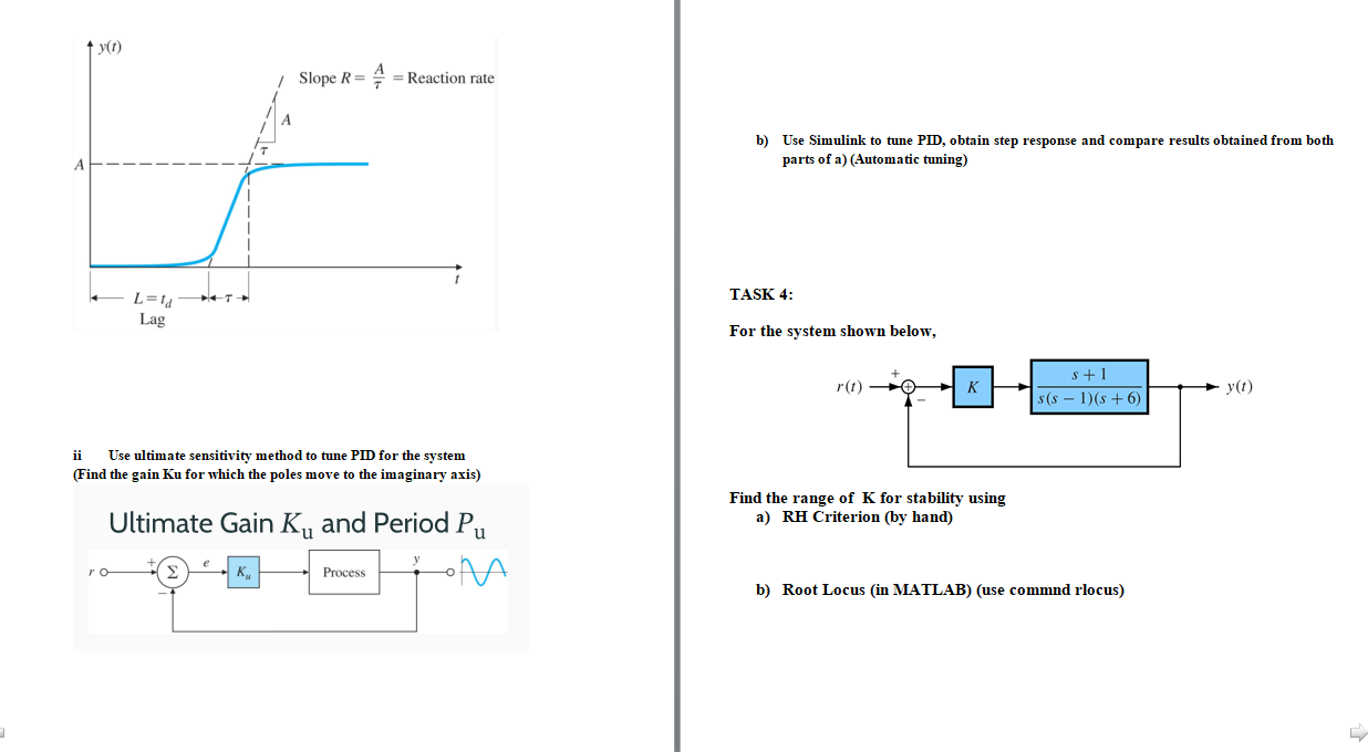 Solved Task 1: Given The Transfer Function 1 G(S) S2 + 10 + | Chegg.com