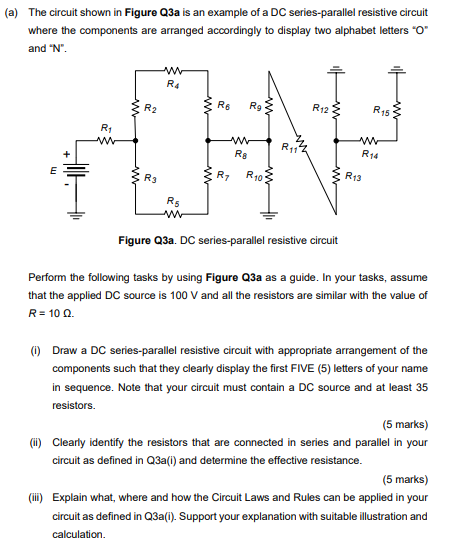 Solved (a) The circuit shown in Figure Q3a is an example of | Chegg.com