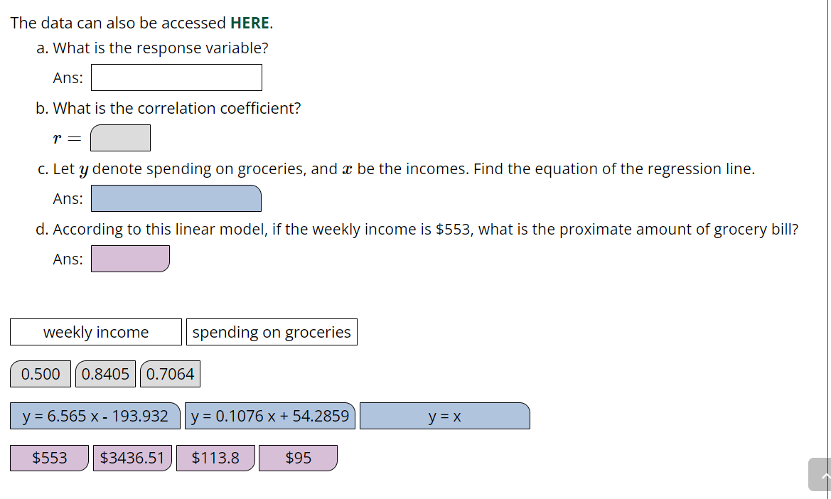 Solved An economist conducted a study of the possible | Chegg.com