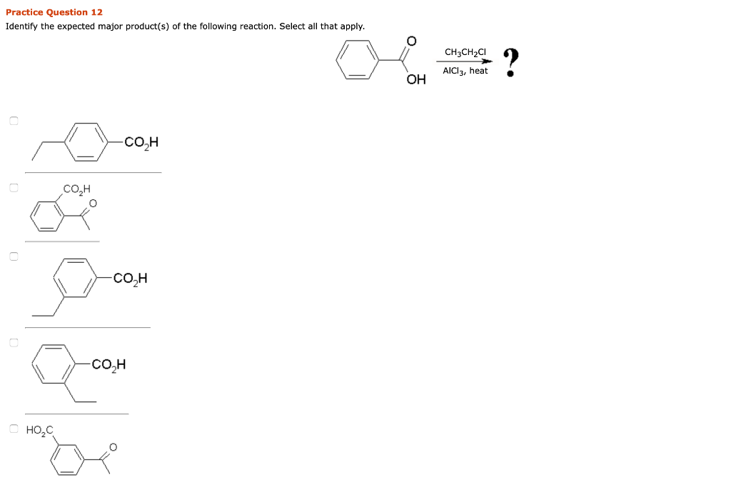 Solved Practice Question 10 Identify the expected major | Chegg.com