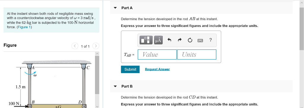 Solved Part C: Determine the angular acceleration of the | Chegg.com