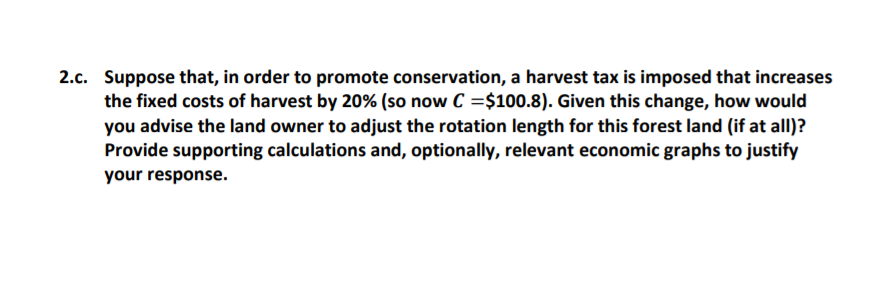 2 This Problem Analyzes Management Of An Acre Of Chegg