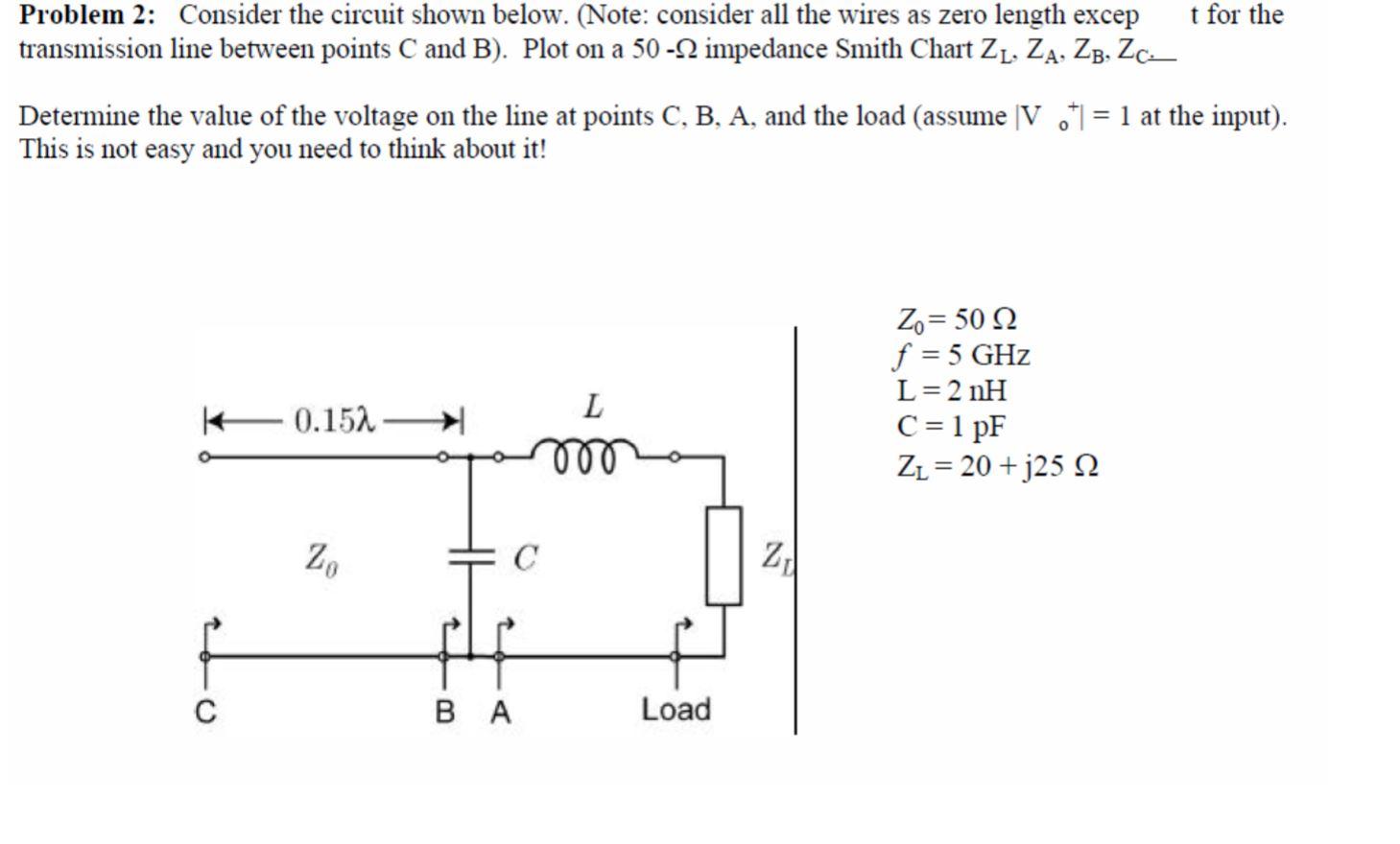 Solved Problem 2: Consider The Circuit Shown Below. (Note: | Chegg.com