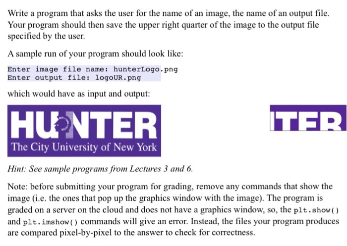 Solved Write a program that asks the user for the name of an | Chegg.com