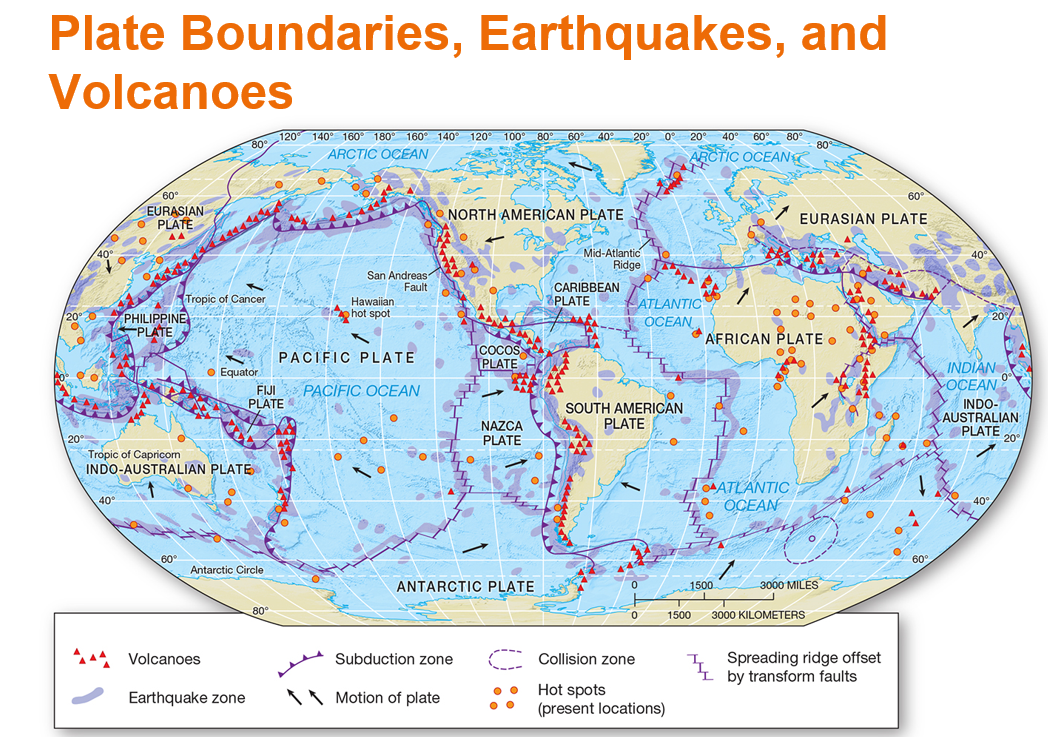 Solved Review the plate boundaries section of Chapter 11, | Chegg.com