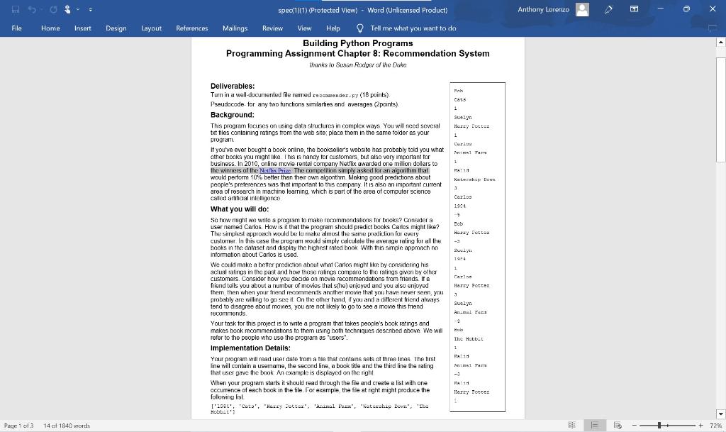 Solved This needs to be coded in Python. Expected Output | Chegg.com